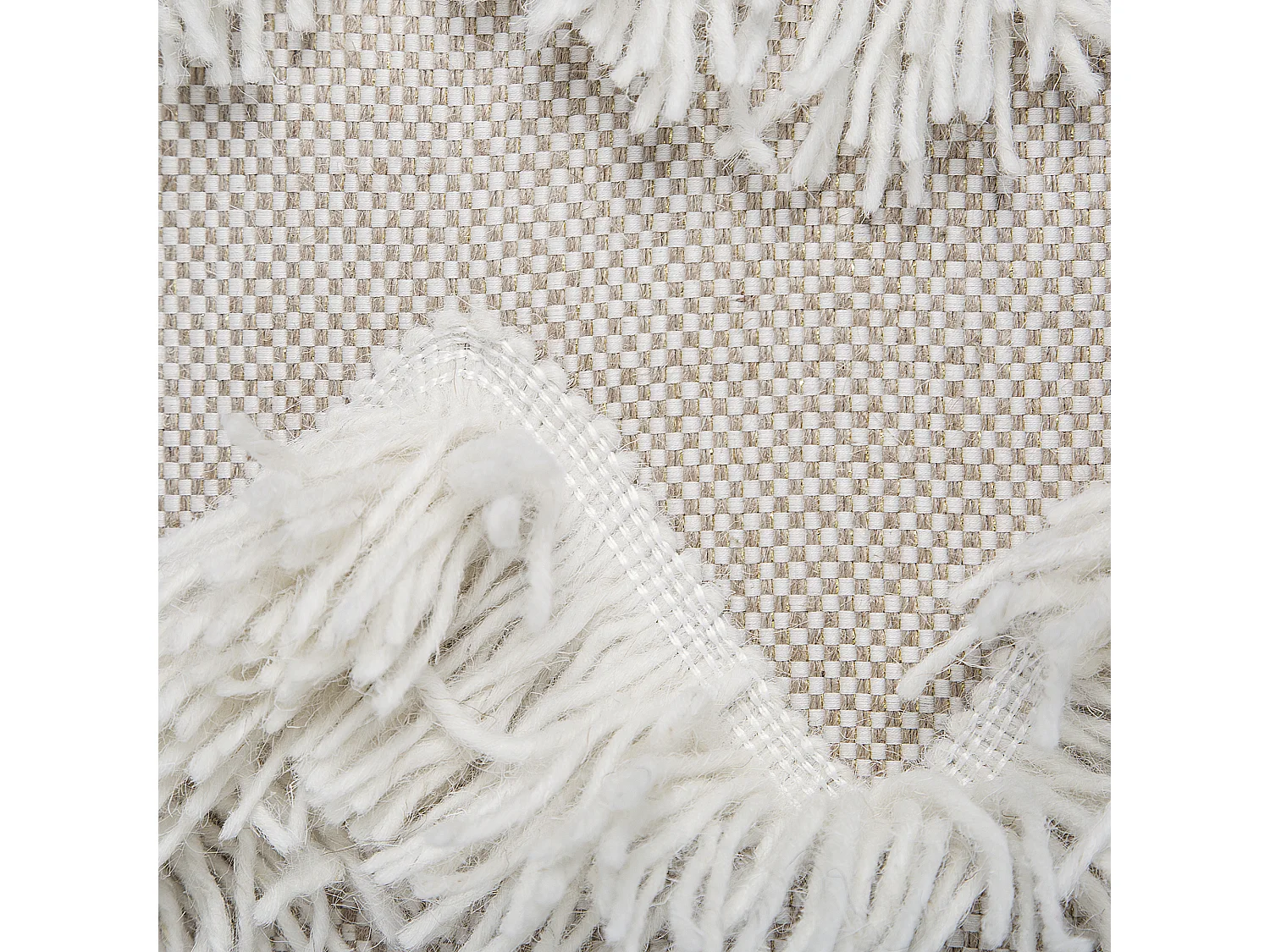 Pouf NASHIK Coton Beige