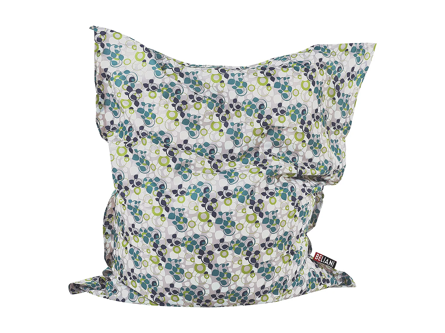 Pouf poire 300 L FUZZY 140 cm 180 cm Multicolore