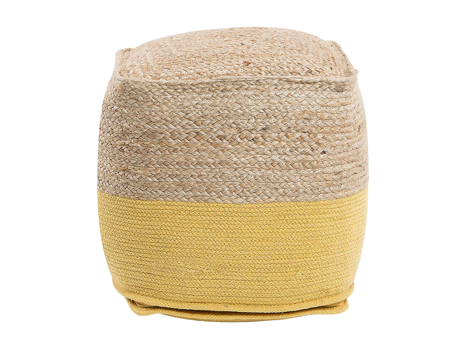 Pouf KIRAMA Jute Jaune