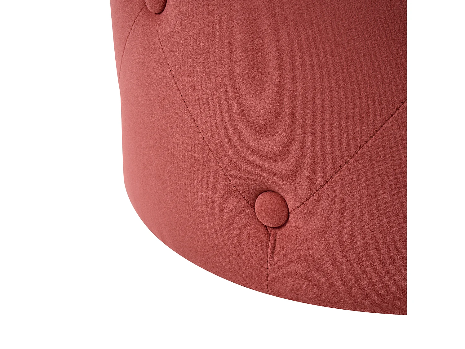 Pouf COROLLA Velours Corail