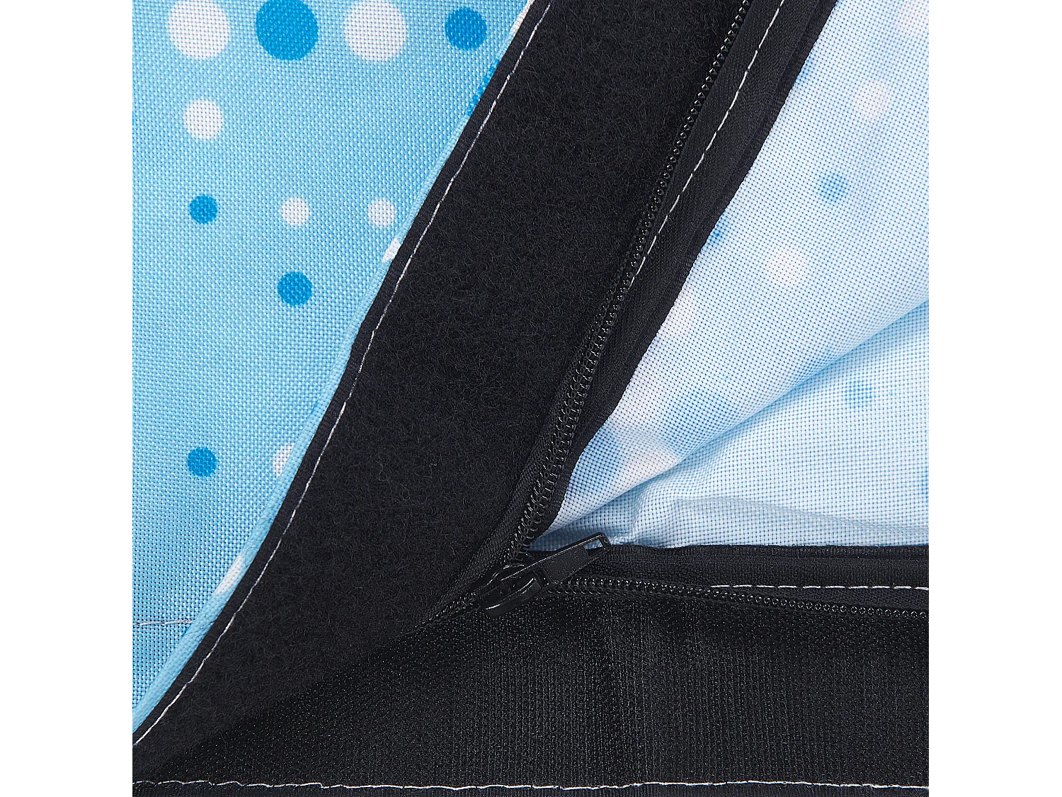 Poltrona sacco 300 L FUZZY 140 cm 180 cm Azzurro