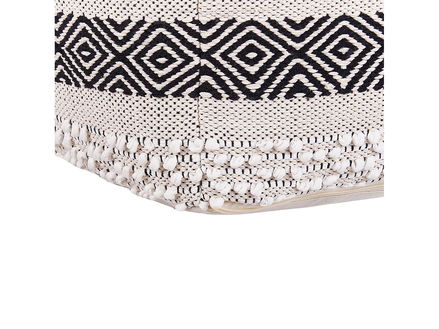 Pouf KANAM Coton Beige clair