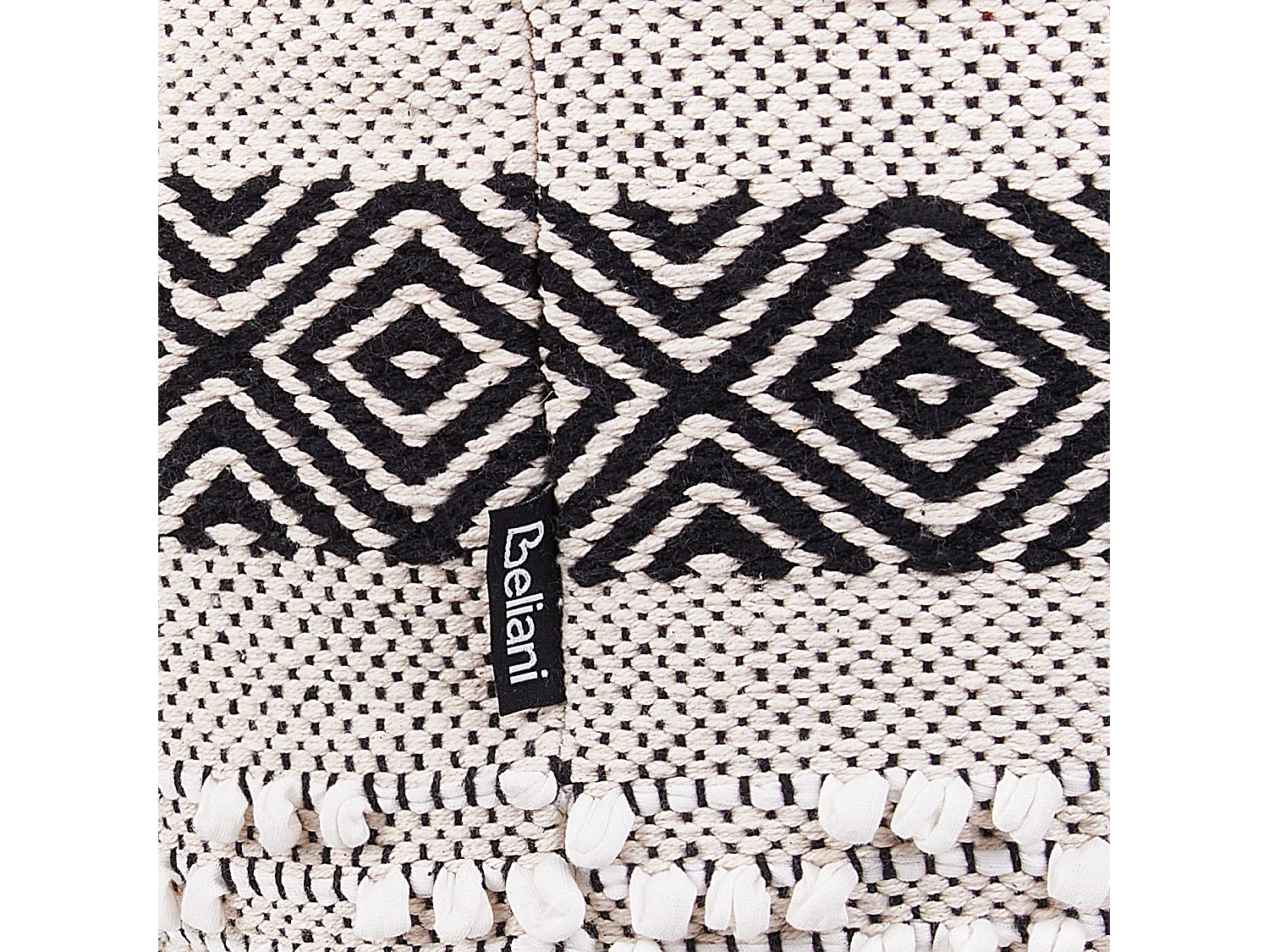 Pouf KANAM Coton Beige clair