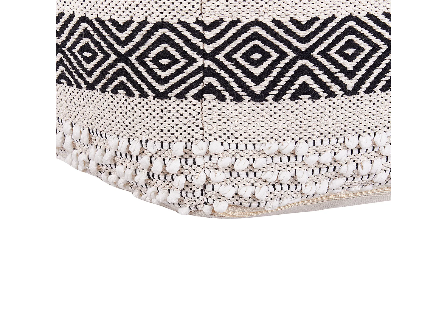 Pouf KANAM Coton Beige clair