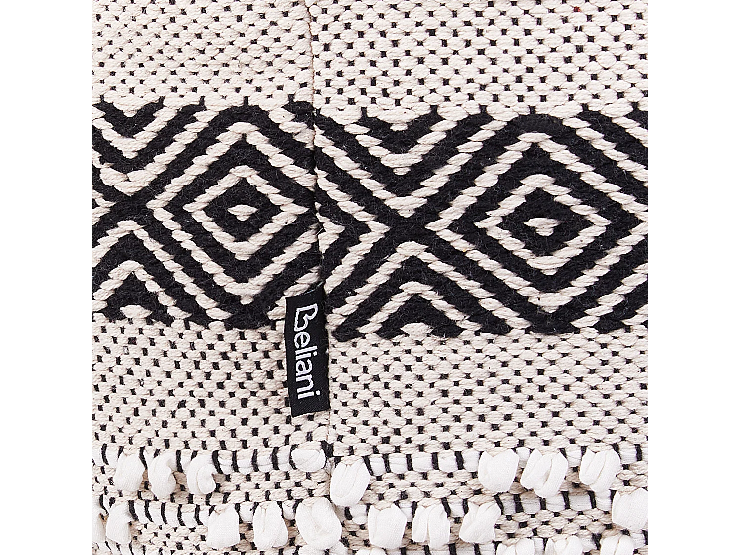 Pouf KANAM Coton Beige clair