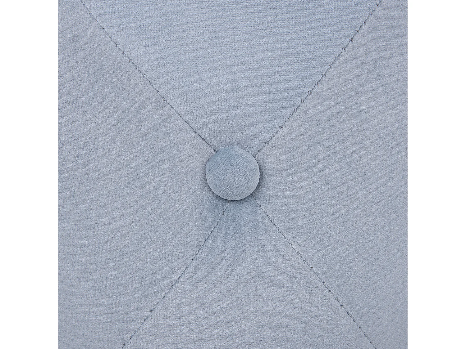 Pouf COROLLA Velours Gris clair 40 cm 40 cm 40 cm