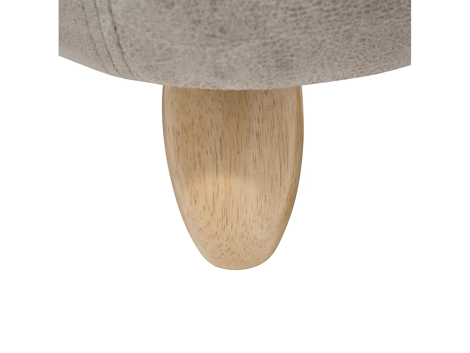 Tabouret de rangement animal RHINO Cuir PU Gris clair Rhinocéros