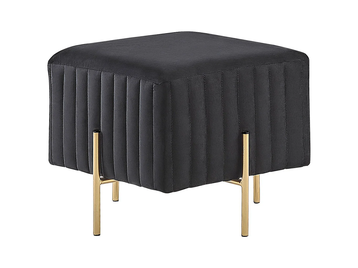Repose-pied DAYTON Velours Noir