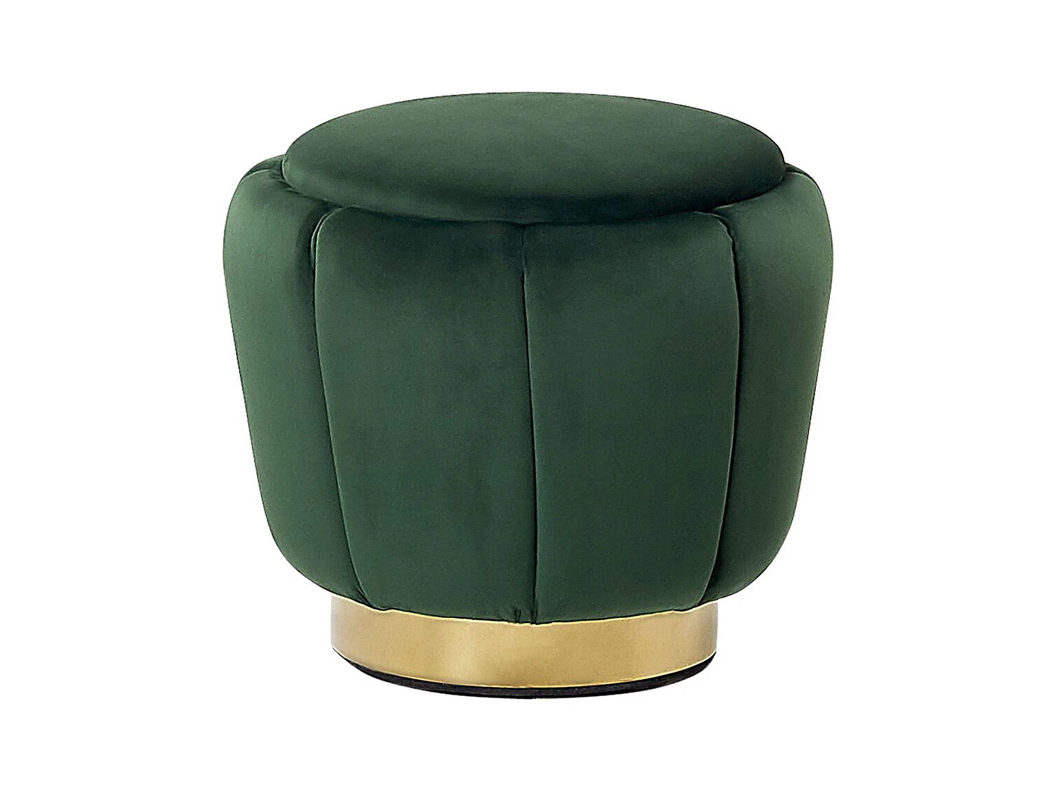 Pouf IRVING Velours Vert foncé