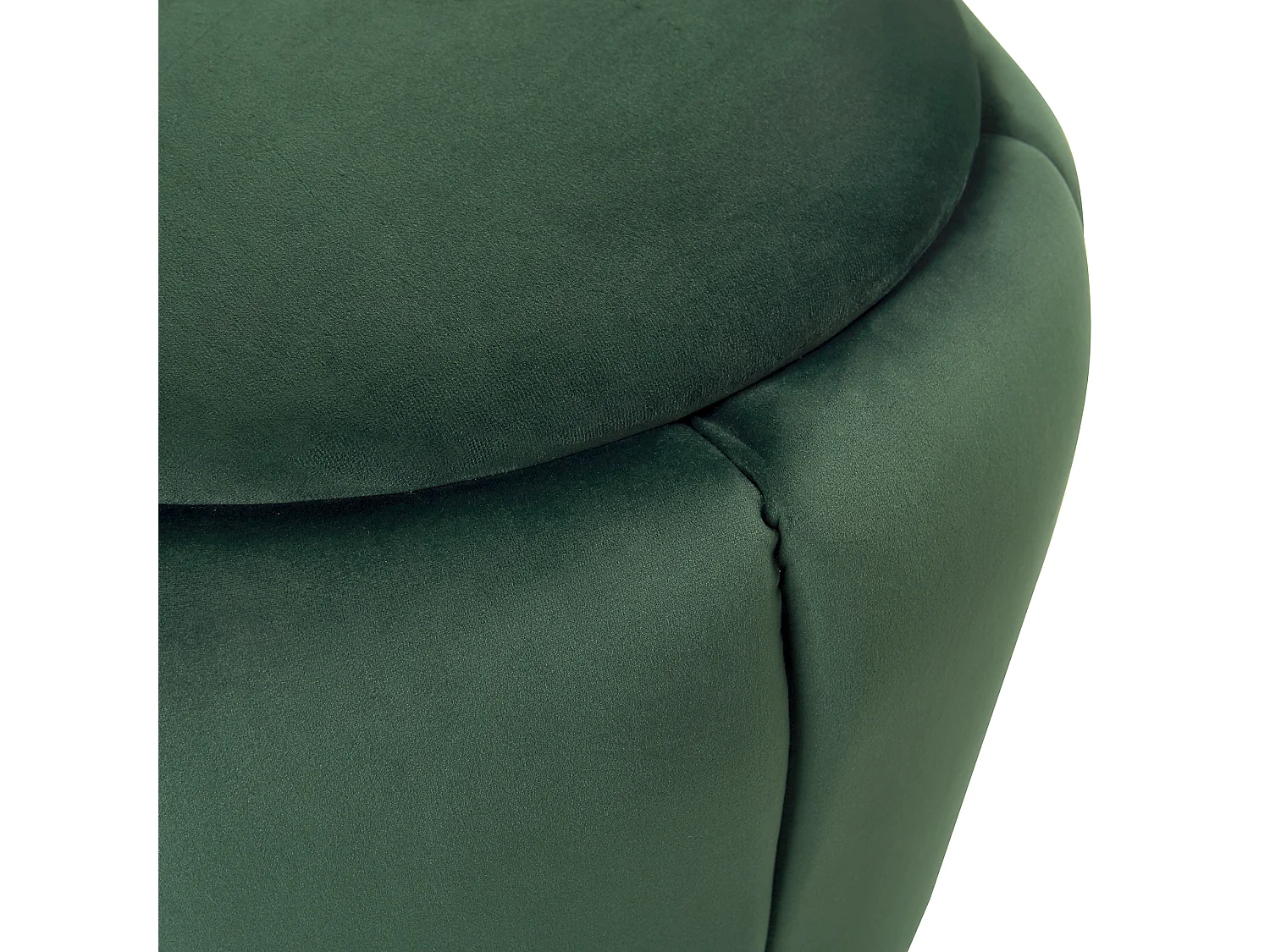 Pouf IRVING Velours Vert foncé