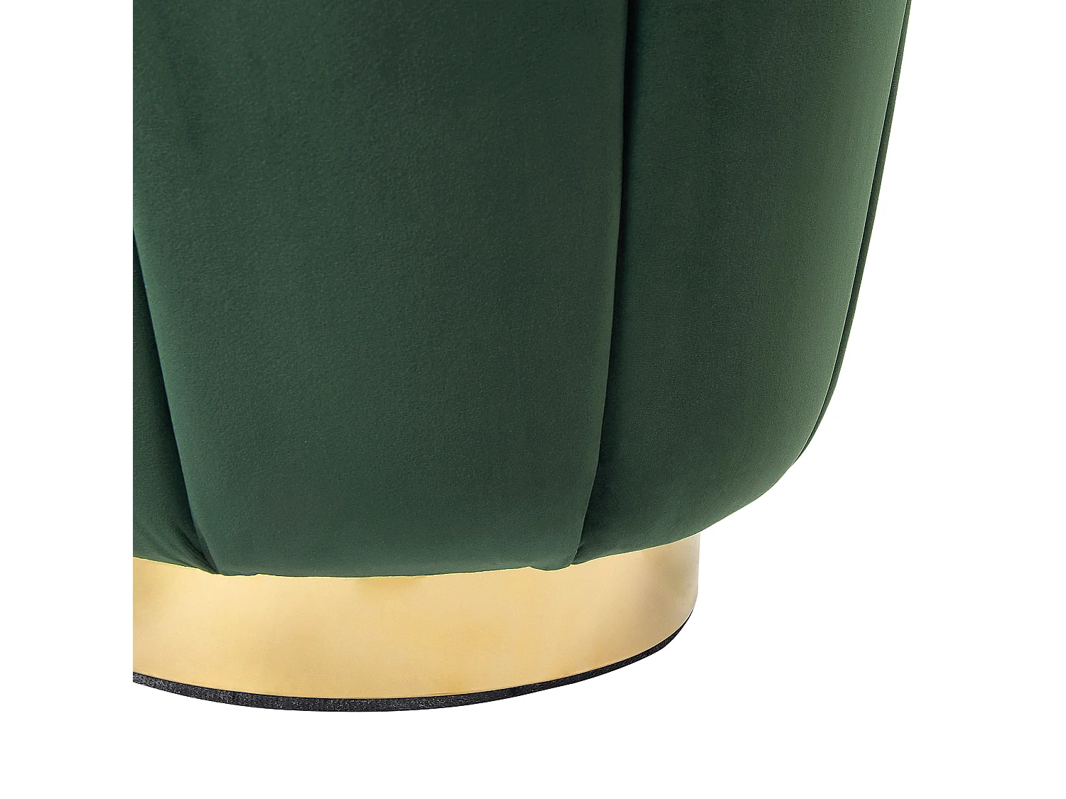 Pouf IRVING Velours Vert foncé