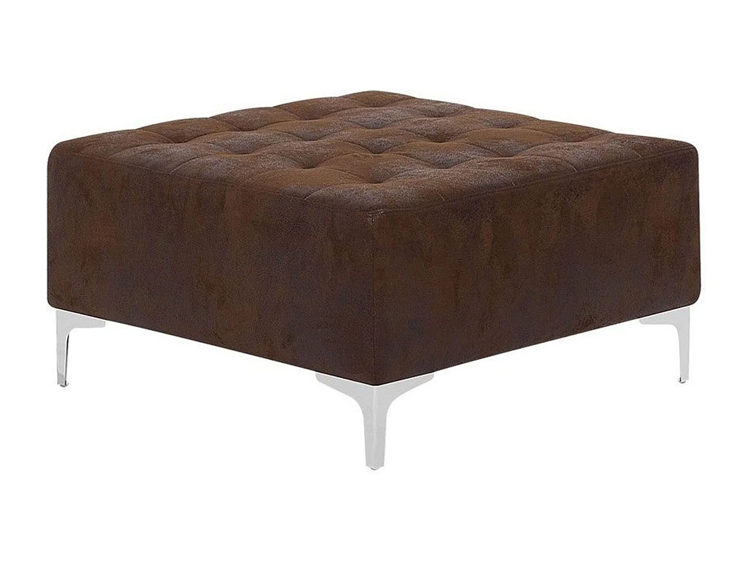 Ottoman ABERDEEN Cuir PU Marron