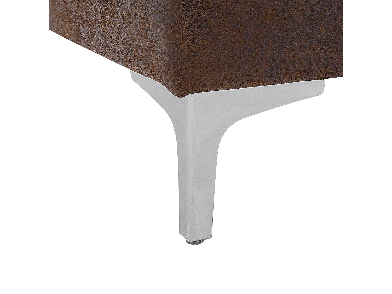 Ottoman ABERDEEN Cuir PU Marron