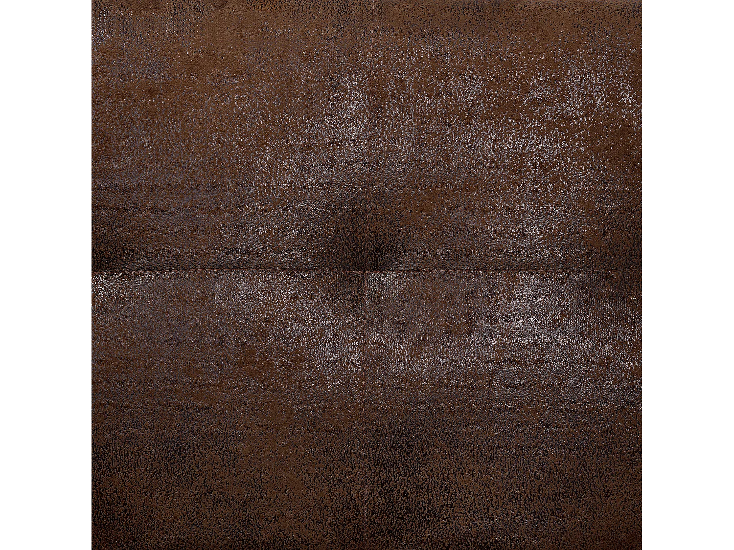 Ottoman ABERDEEN Cuir PU Marron