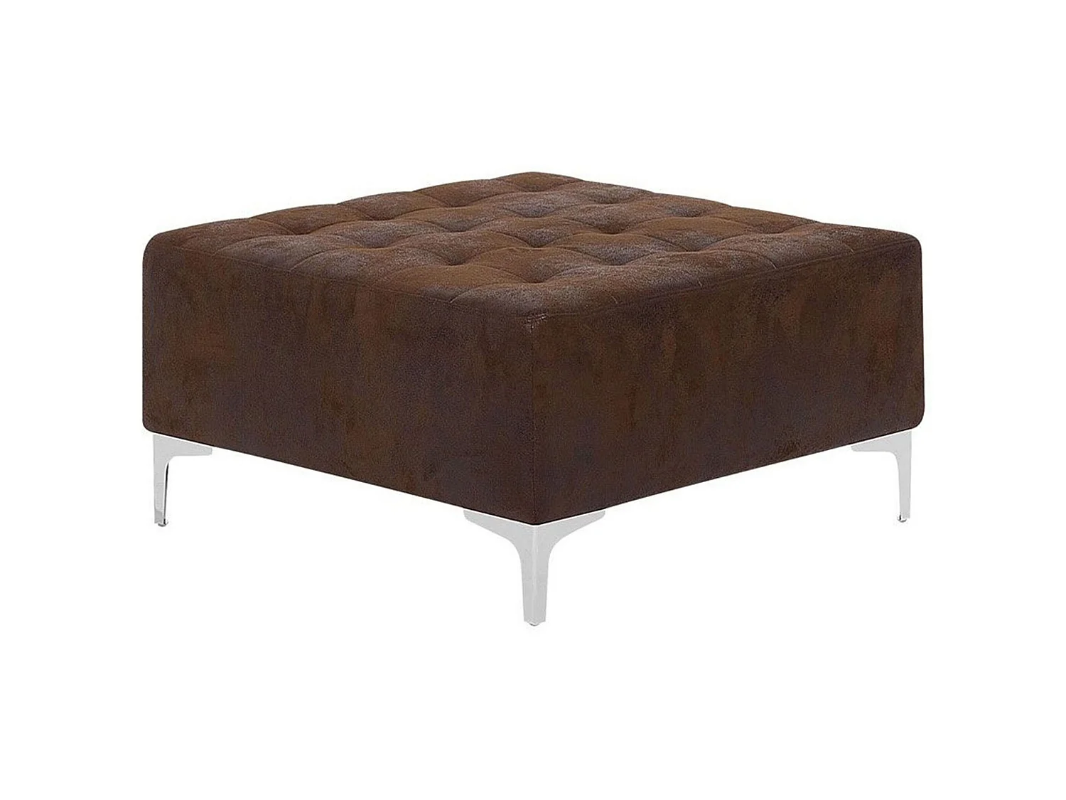 Ottoman ABERDEEN Cuir PU Marron