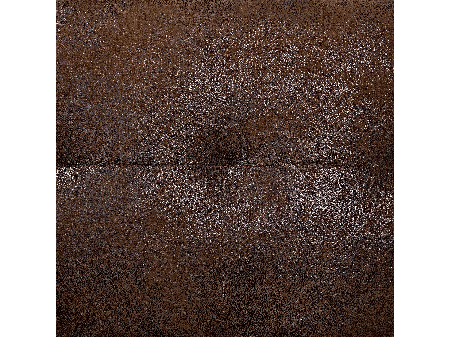 Ottoman ABERDEEN Cuir PU Marron