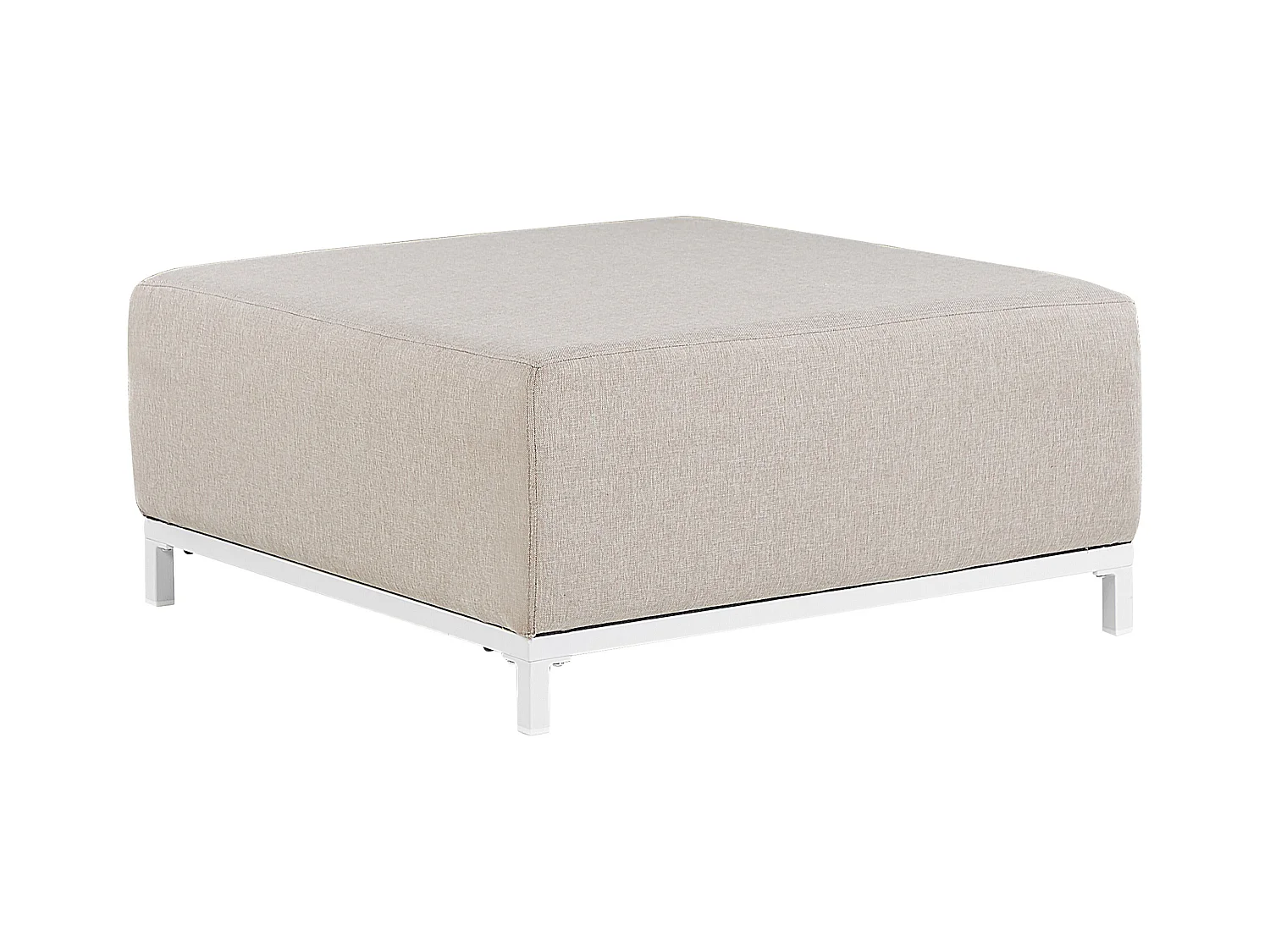 Ottoman ROVIGO Tissu Beige