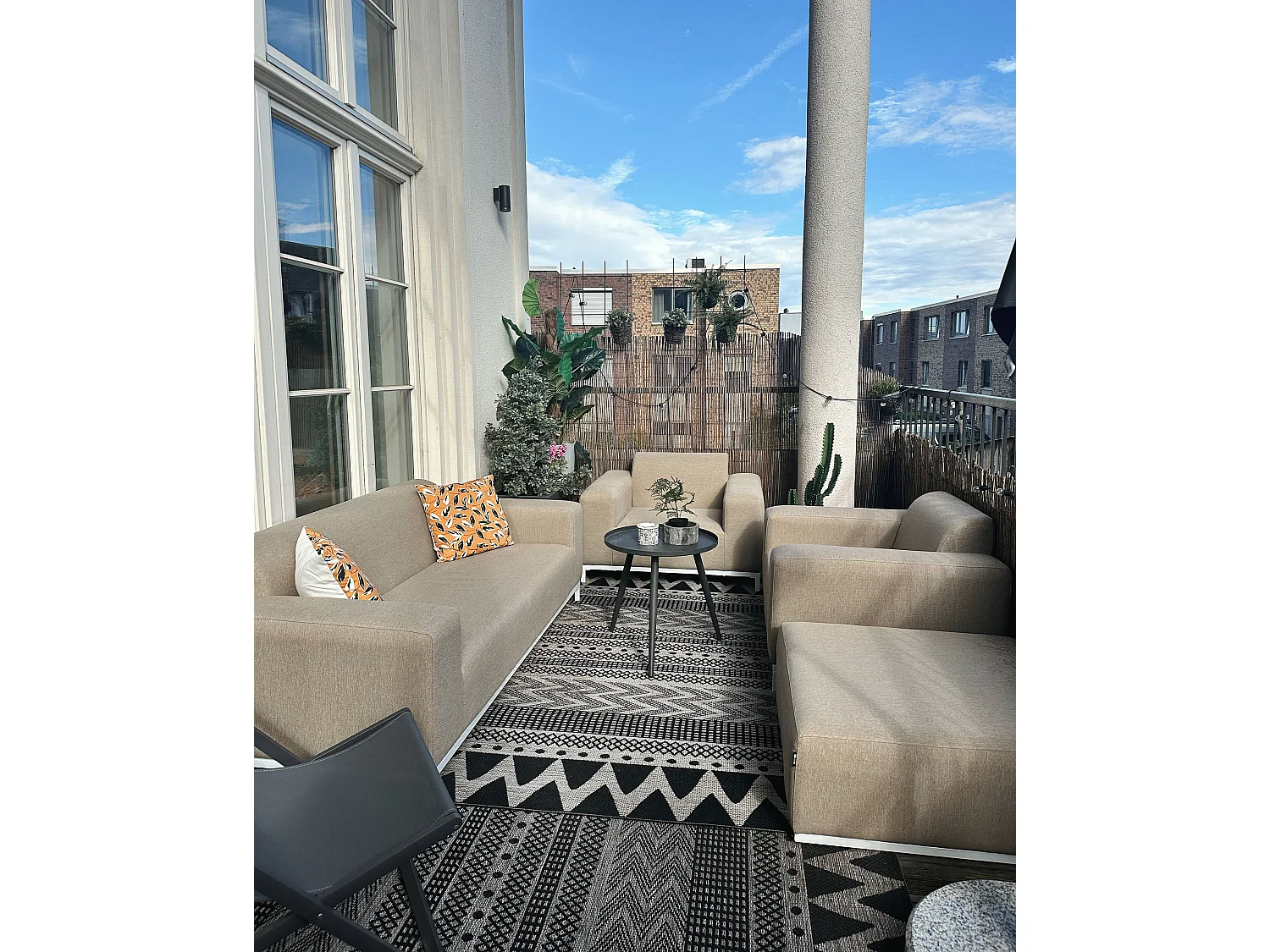 Ottomane ROVIGO Beige
