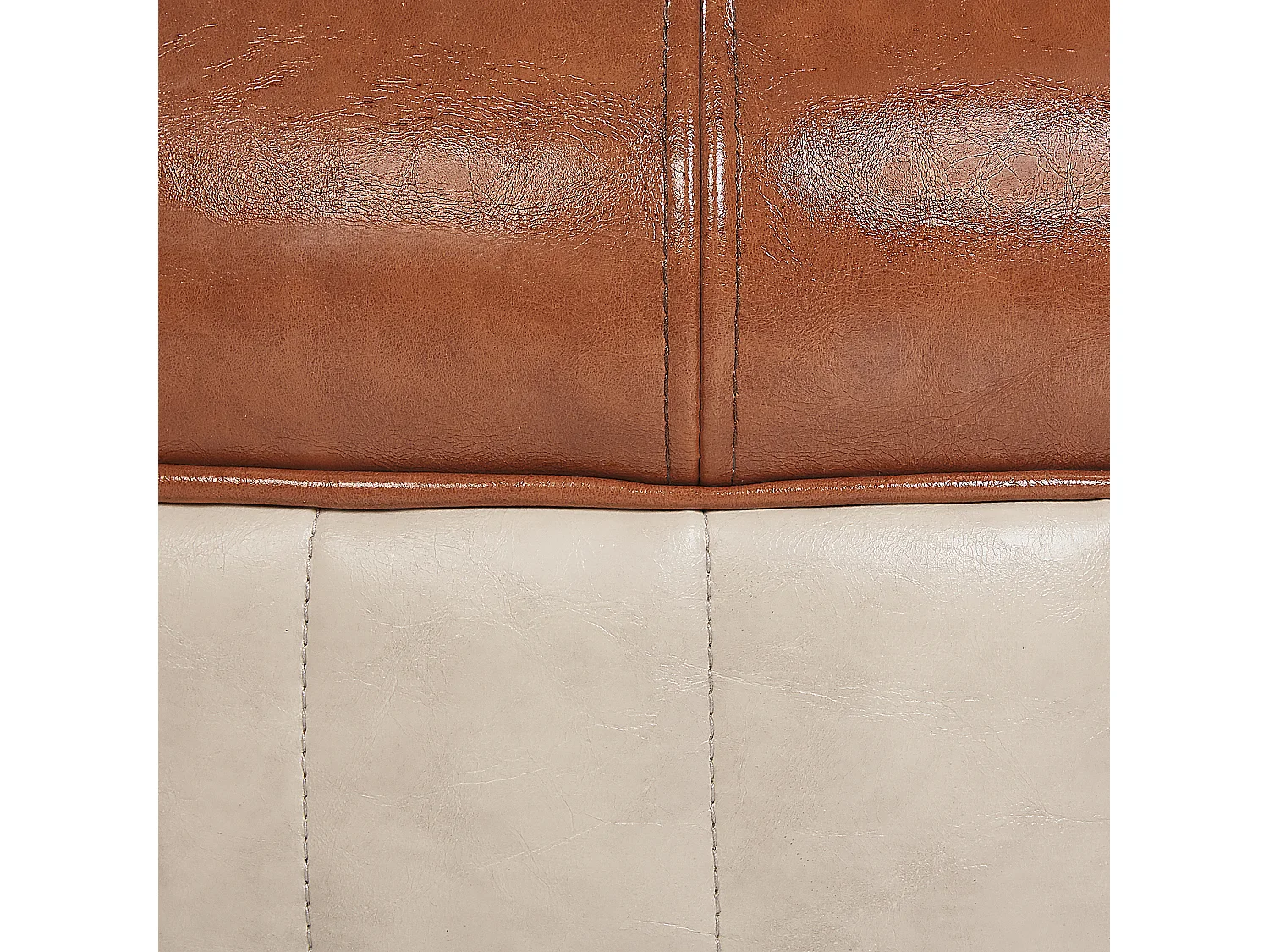 Dierenpoef TURTLE Kunstleer Bruin