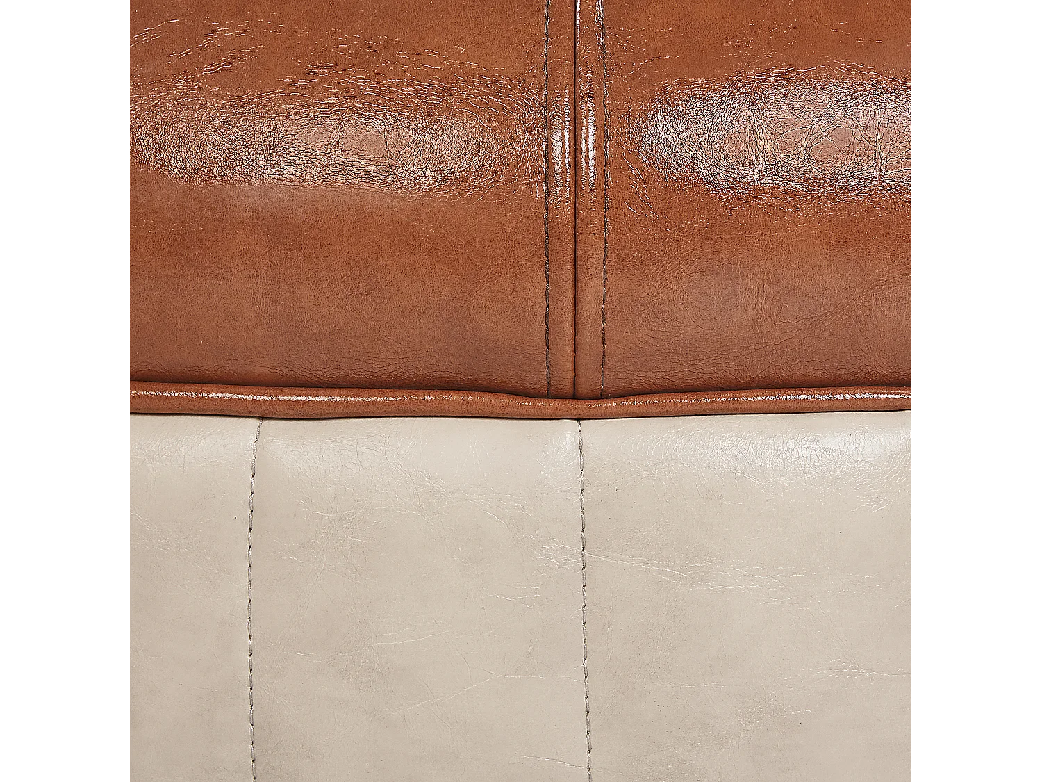 Dierenpoef TURTLE Kunstleer Bruin