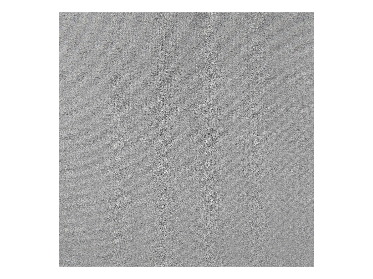 Poef SOPHIA Fluweel Lichtgrijs 39 cm 39 cm 40 cm