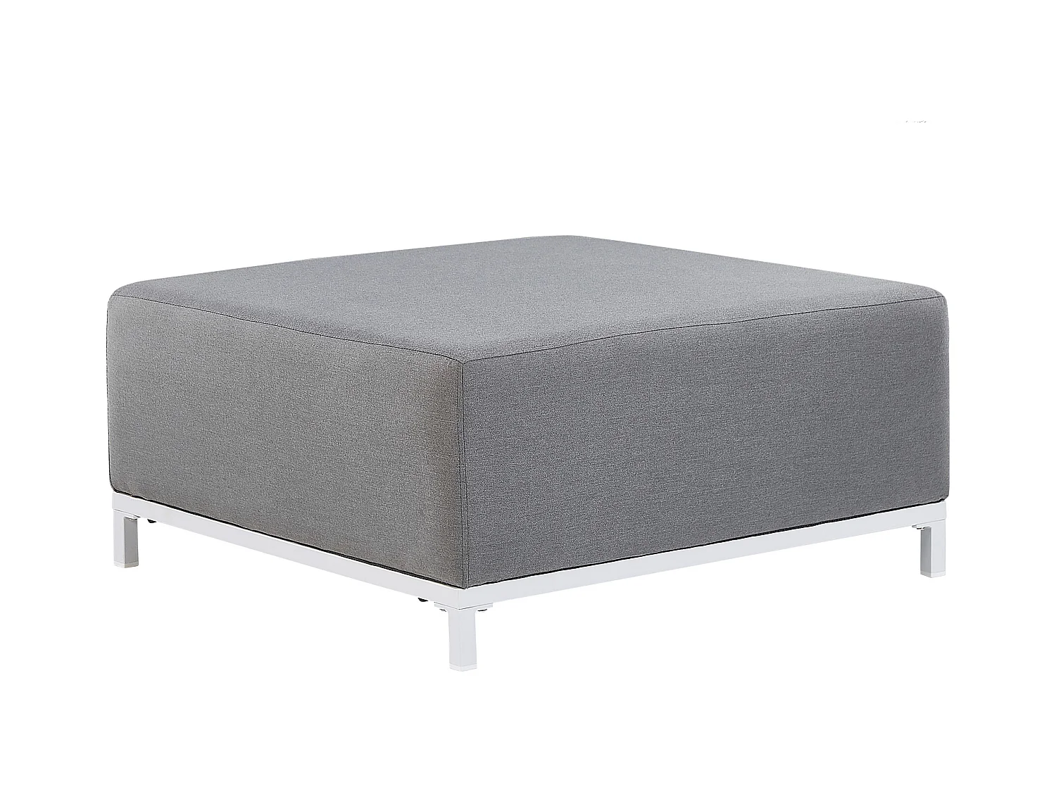 Ottoman ROVIGO Tissu Gris