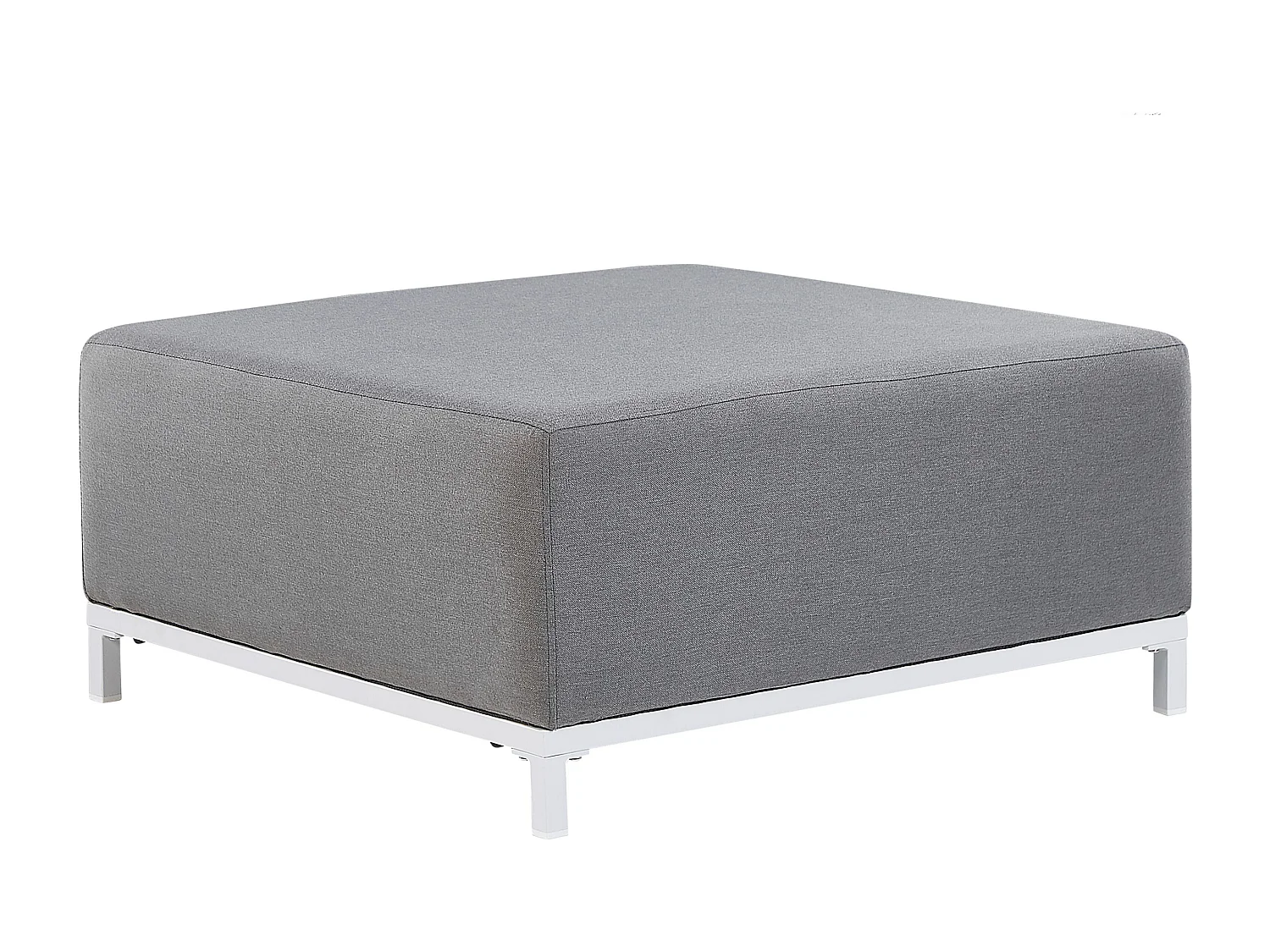 Ottoman ROVIGO Tissu Gris