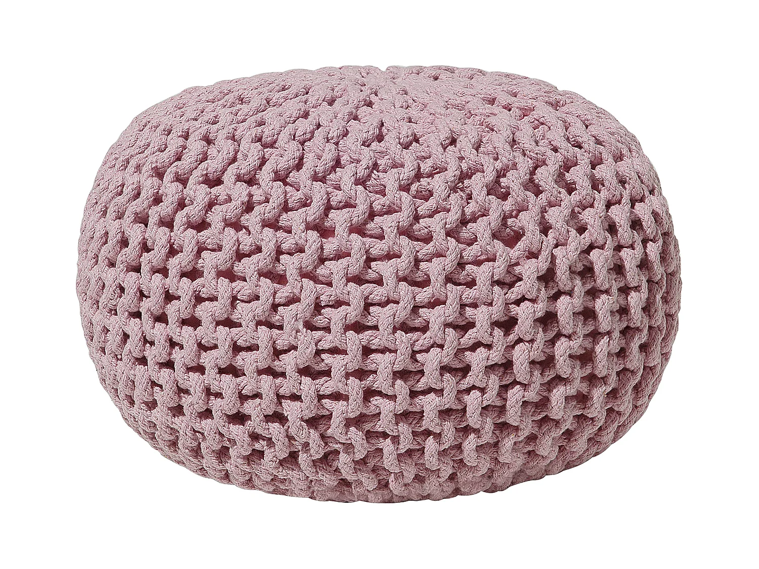Trendy Ottoman in Rosa Baumwolle 40x25 cm Conrad