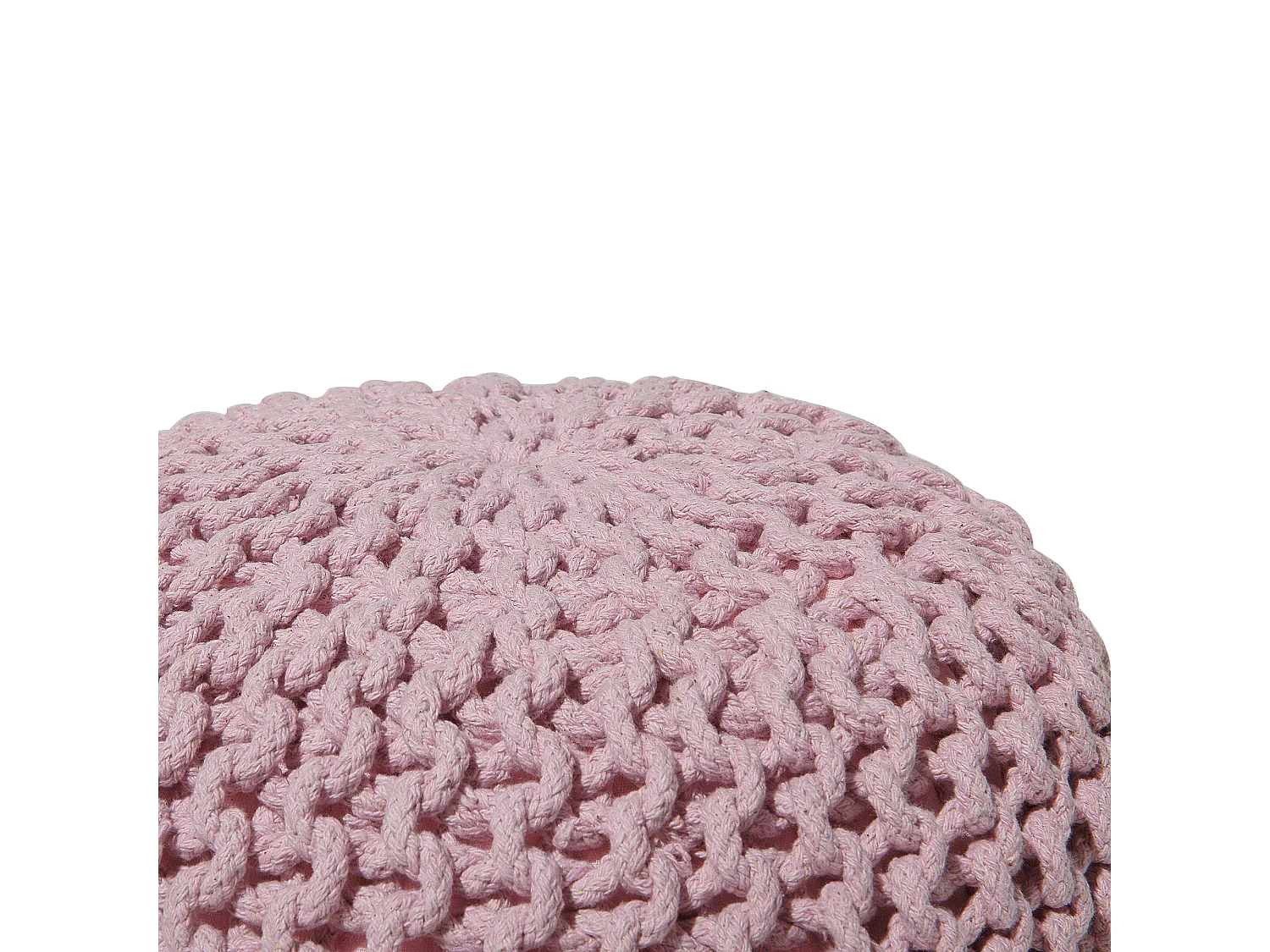 Pouf CONRAD Coton Rose