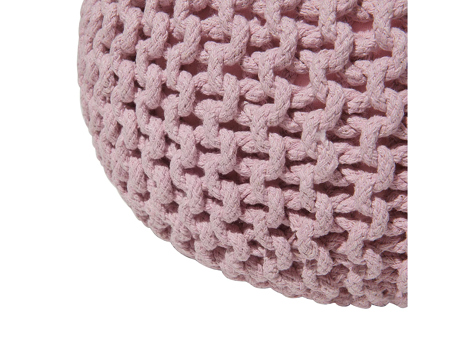 Pouf CONRAD Coton Rose