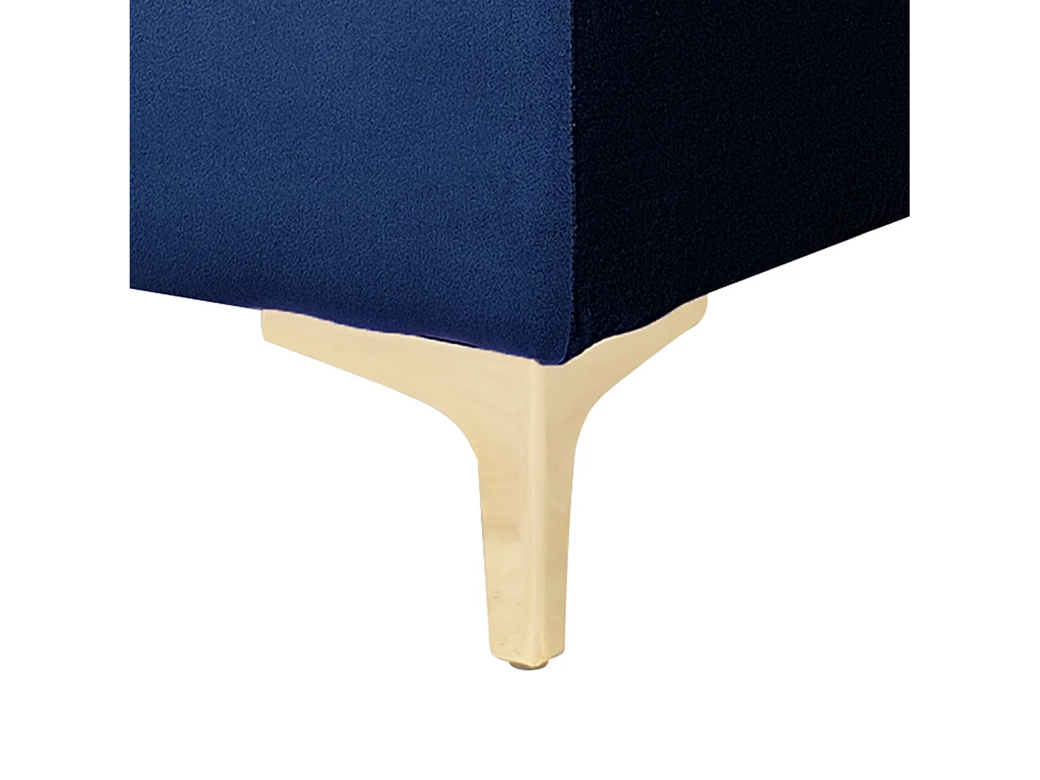 Ottoman ABERDEEN Velours Bleu marine
