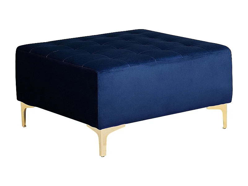 Otomana ABERDEEN Terciopelo Azul marino