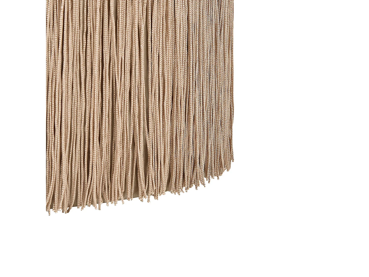 Pouf VIRGINIA Velours Taupe 36 cm 36 cm 38 cm