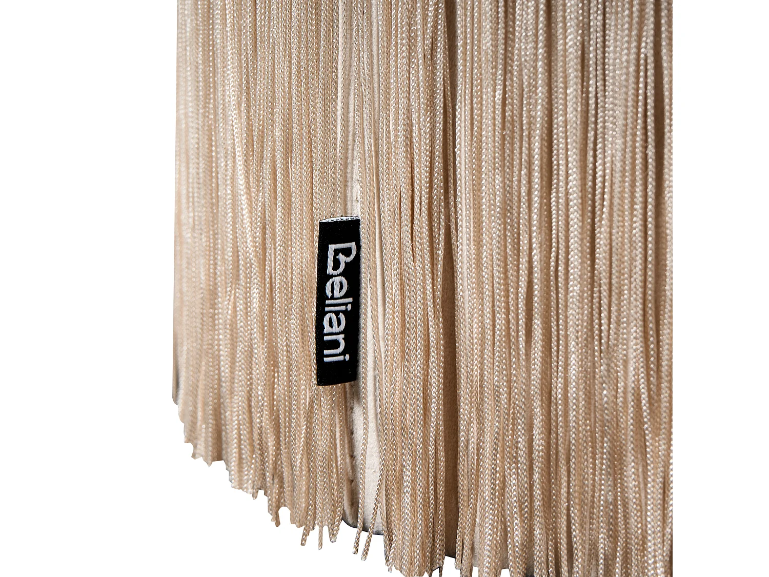 Pouf VIRGINIA Velours Taupe 36 cm 36 cm 38 cm