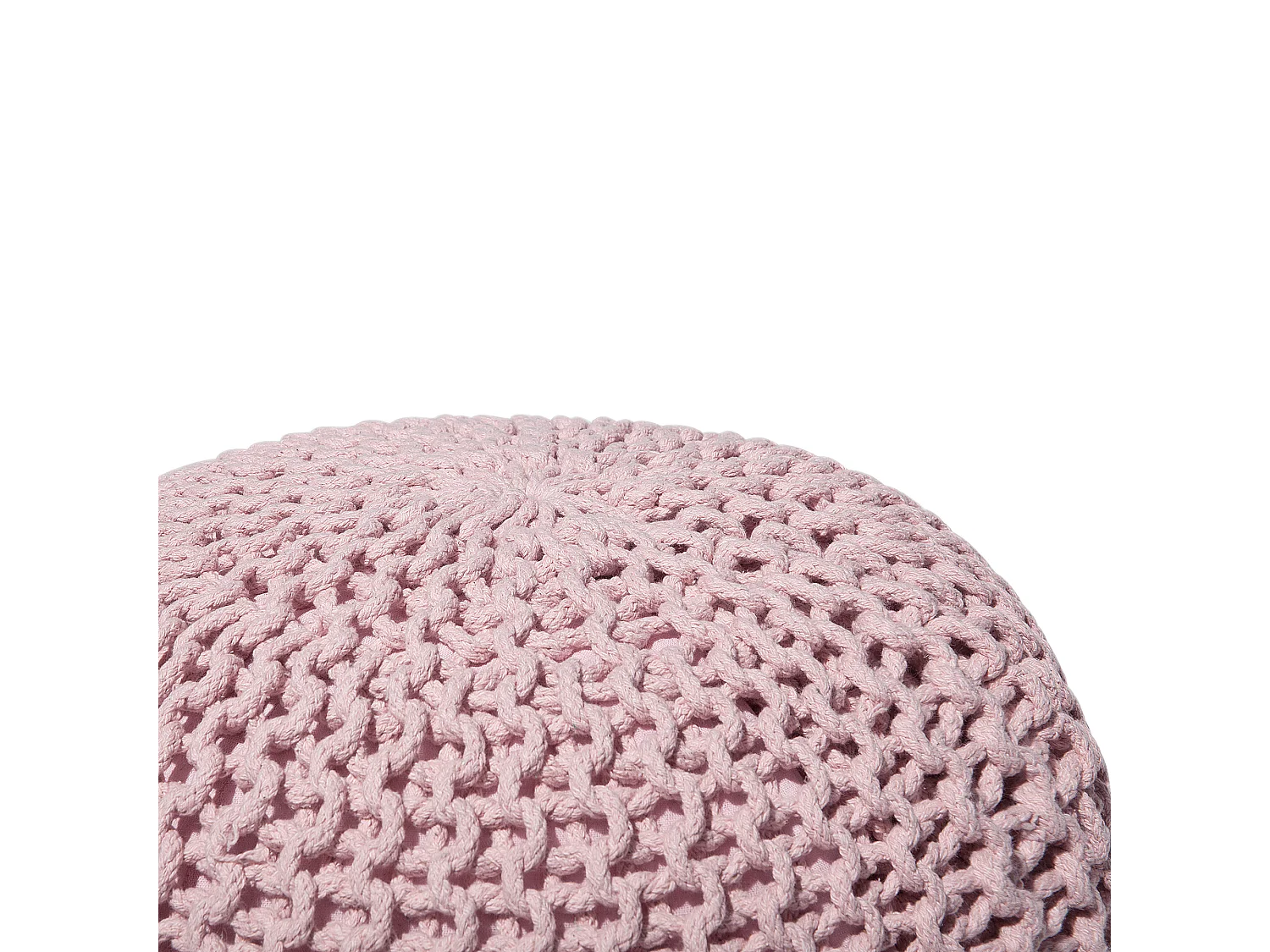 Pouf CONRAD Coton Rose