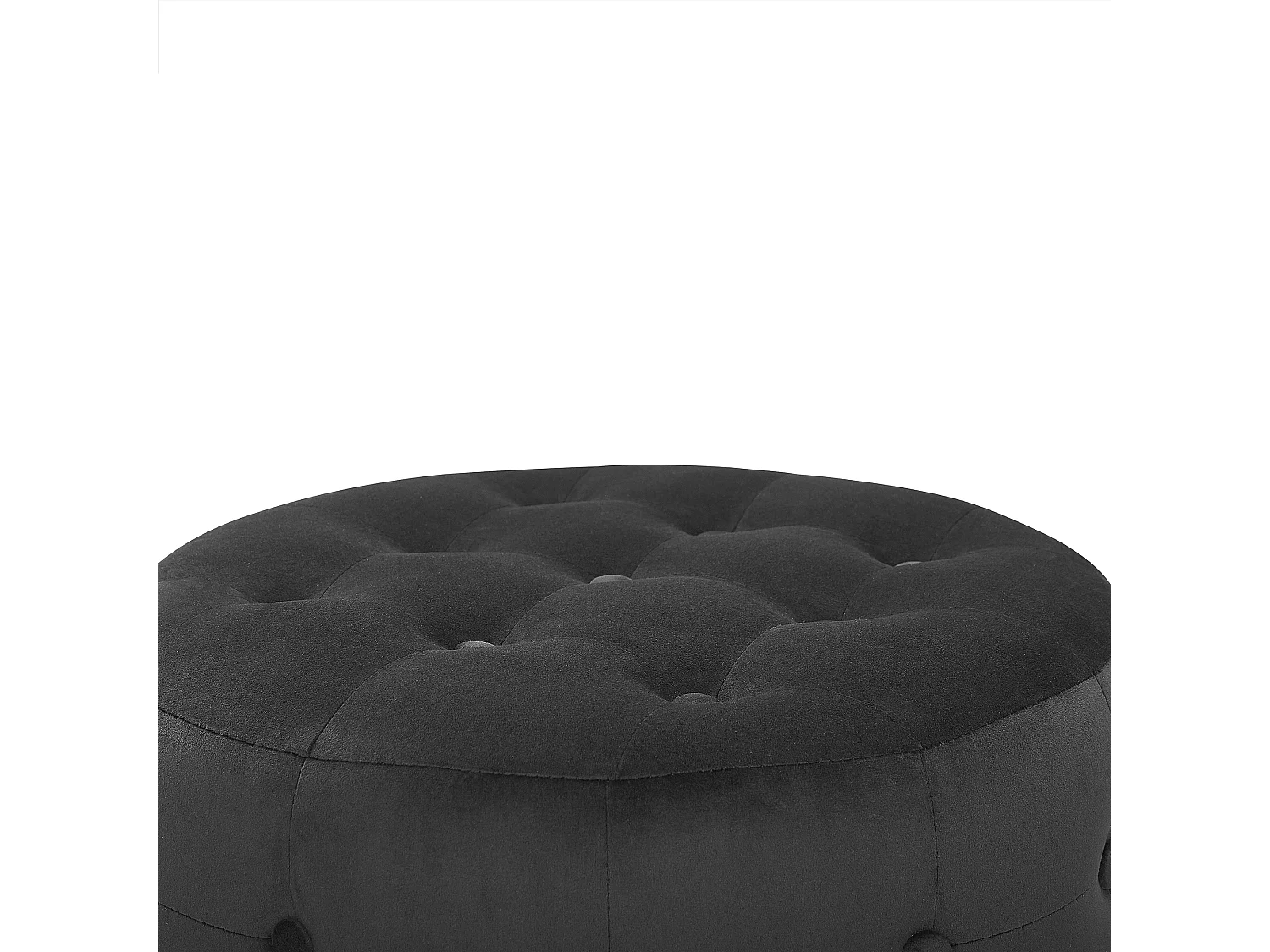 Pouf TAMPA Velours Noir