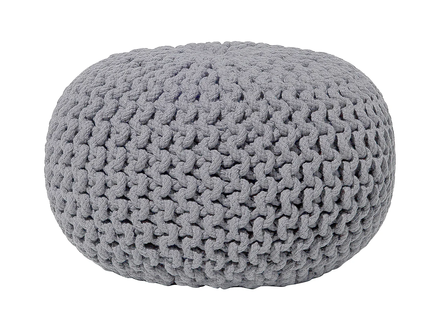 Pouf CONRAD Coton Gris
