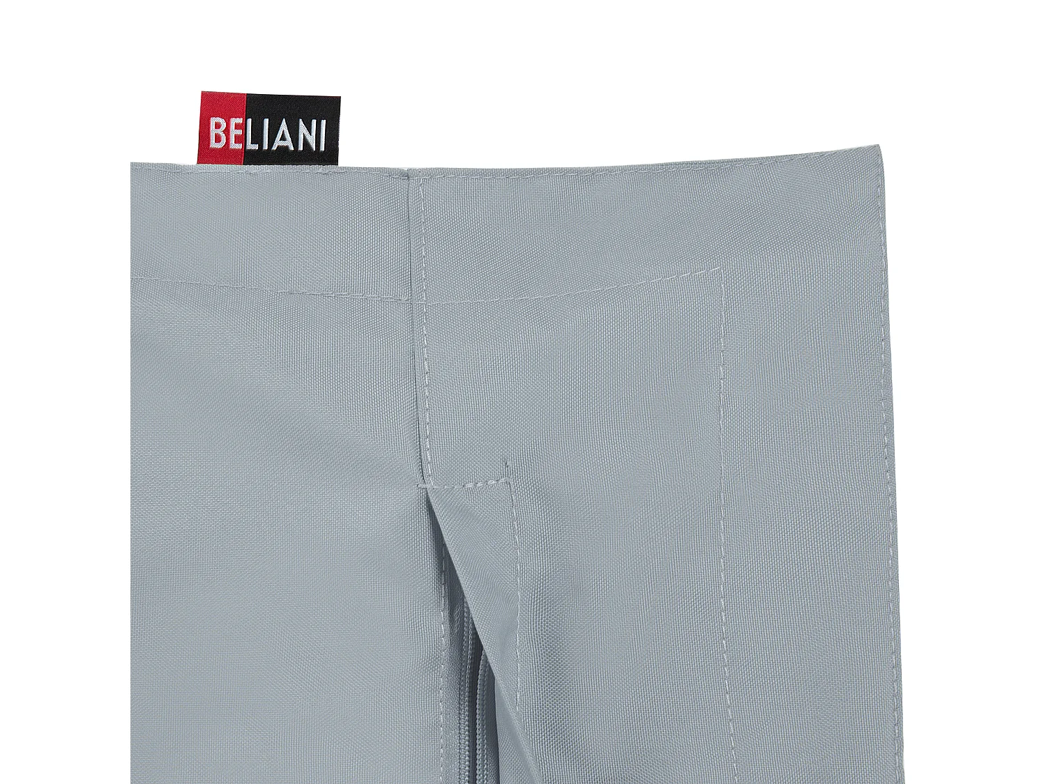 Pouf poire 300 L FUZZY 140 cm 180 cm Gris clair