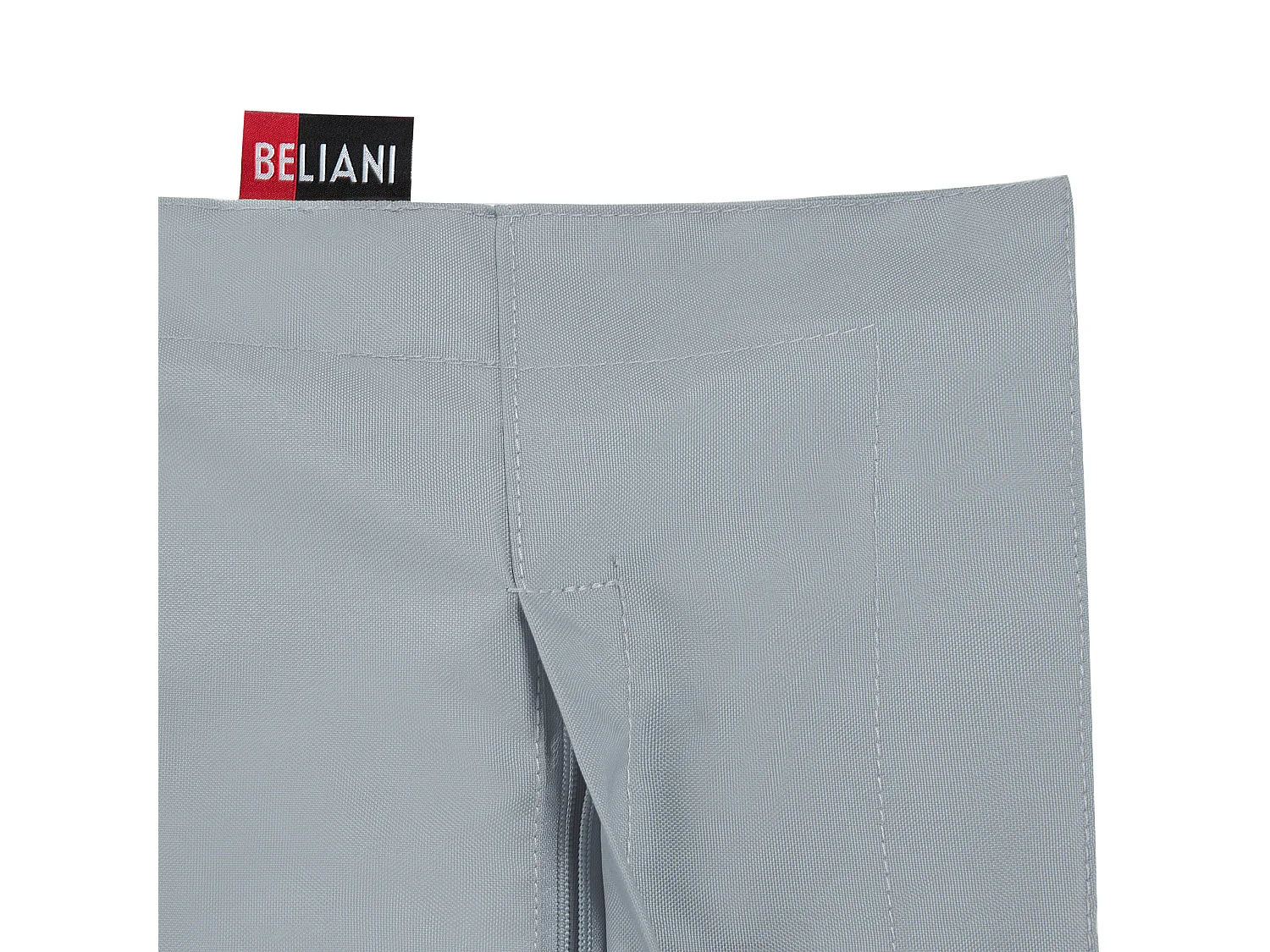 Pouf poire 300 L FUZZY 140 cm 180 cm Gris clair