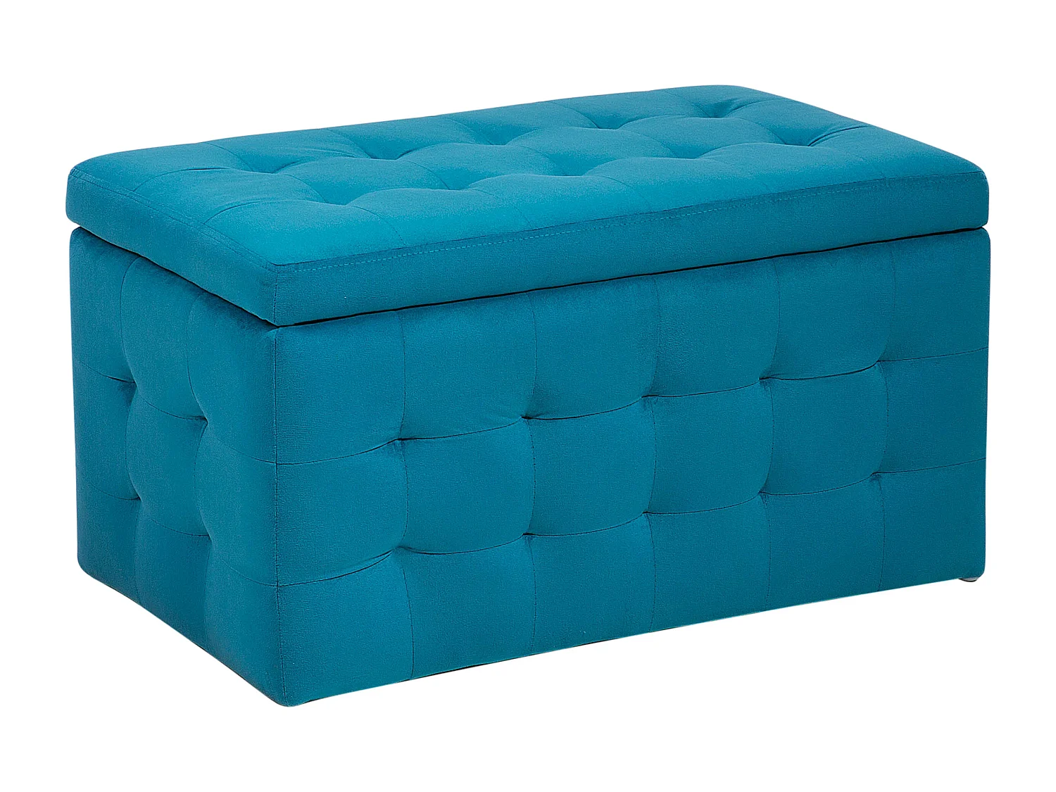 Opbergpoef MICHIGAN Fluweel Zeeblauw