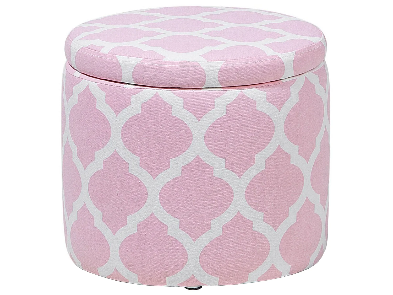 Pouf contenitore TUNICA Cotone Rosa 35 cm 35 cm 30 cm