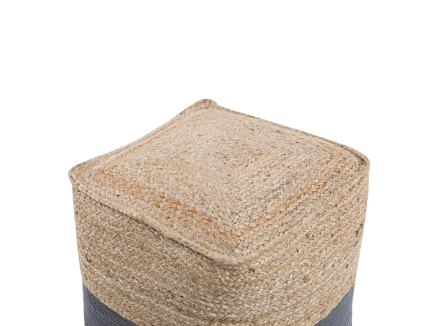 Pouf KIRAMA Iuta Grigio scuro 44 cm 44 cm 44 cm
