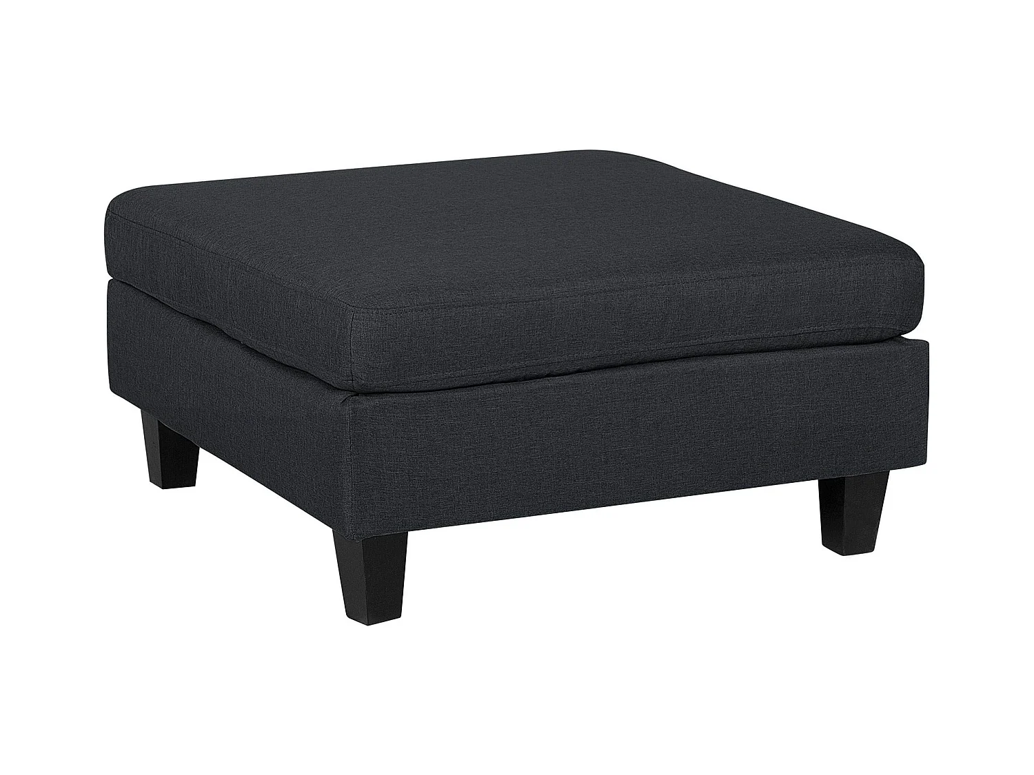 Ottomaan FEVIK Stof Zwart