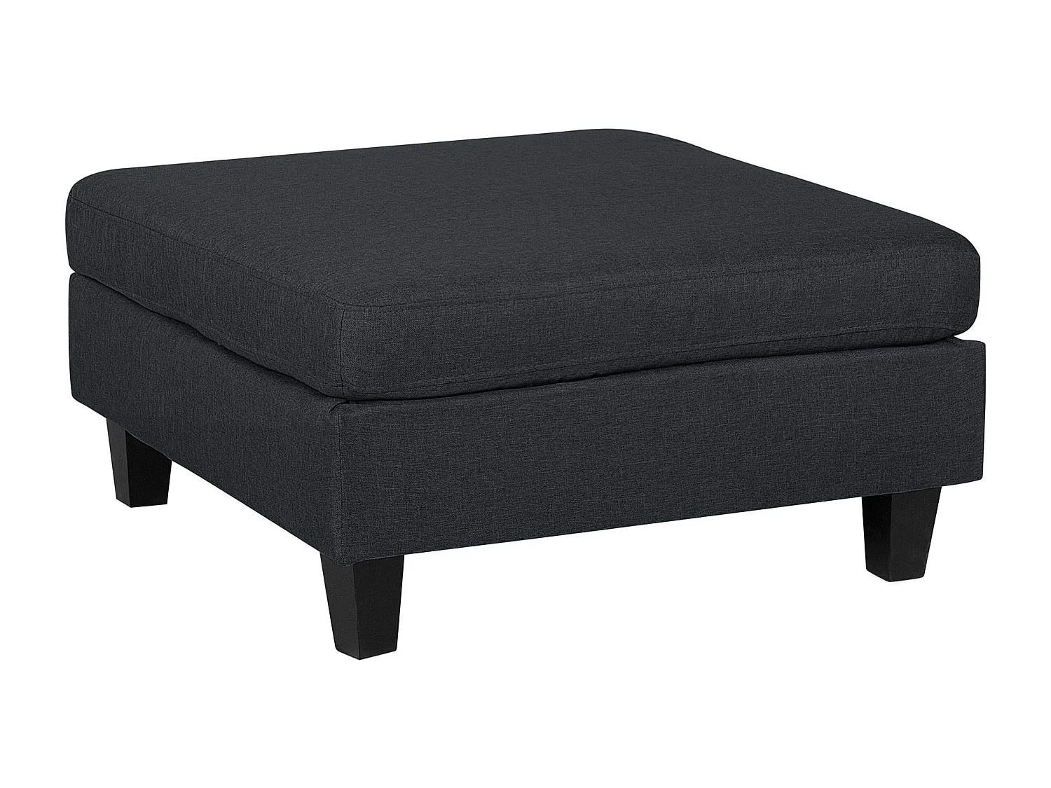 Ottoman FEVIK Tissu Noir