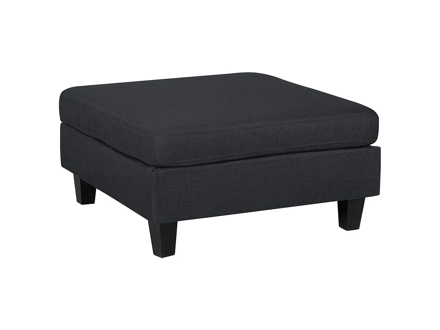 Ottoman FEVIK Tissu Noir