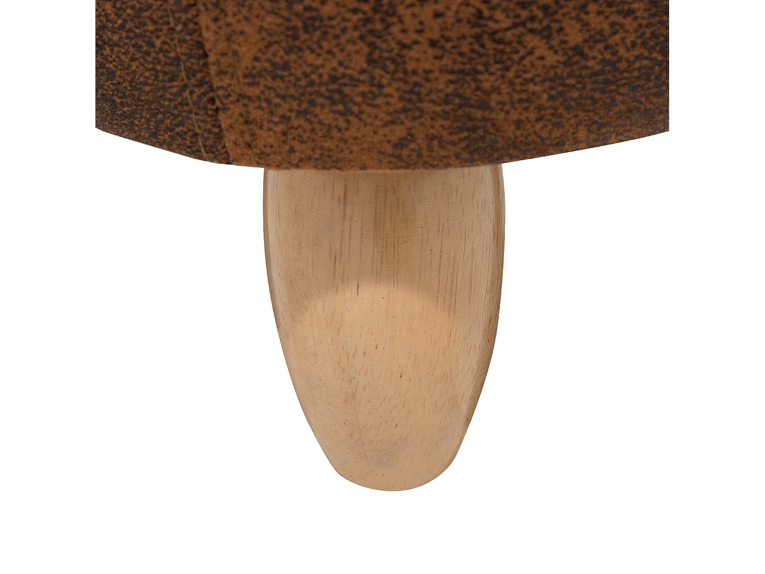 Tabouret de rangement animal RHINO Cuir PU Marron clair