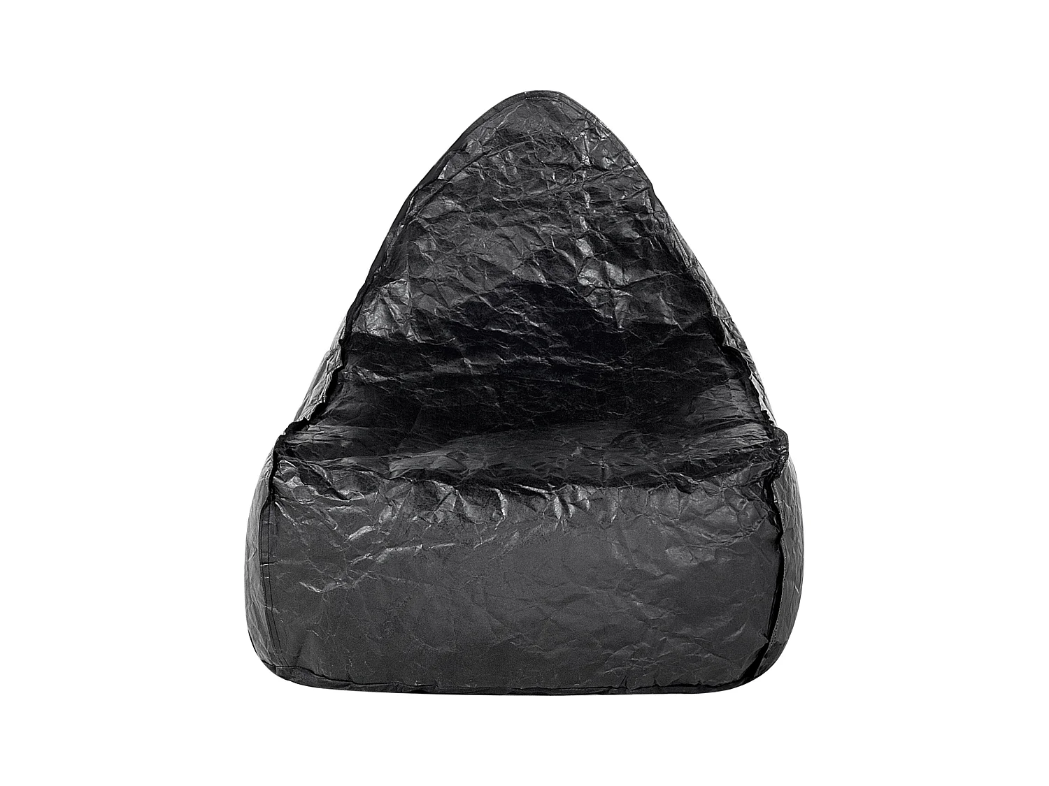 Trendy Sitzsack mit EPS Kugeln Kunststoff schwarz Drop
