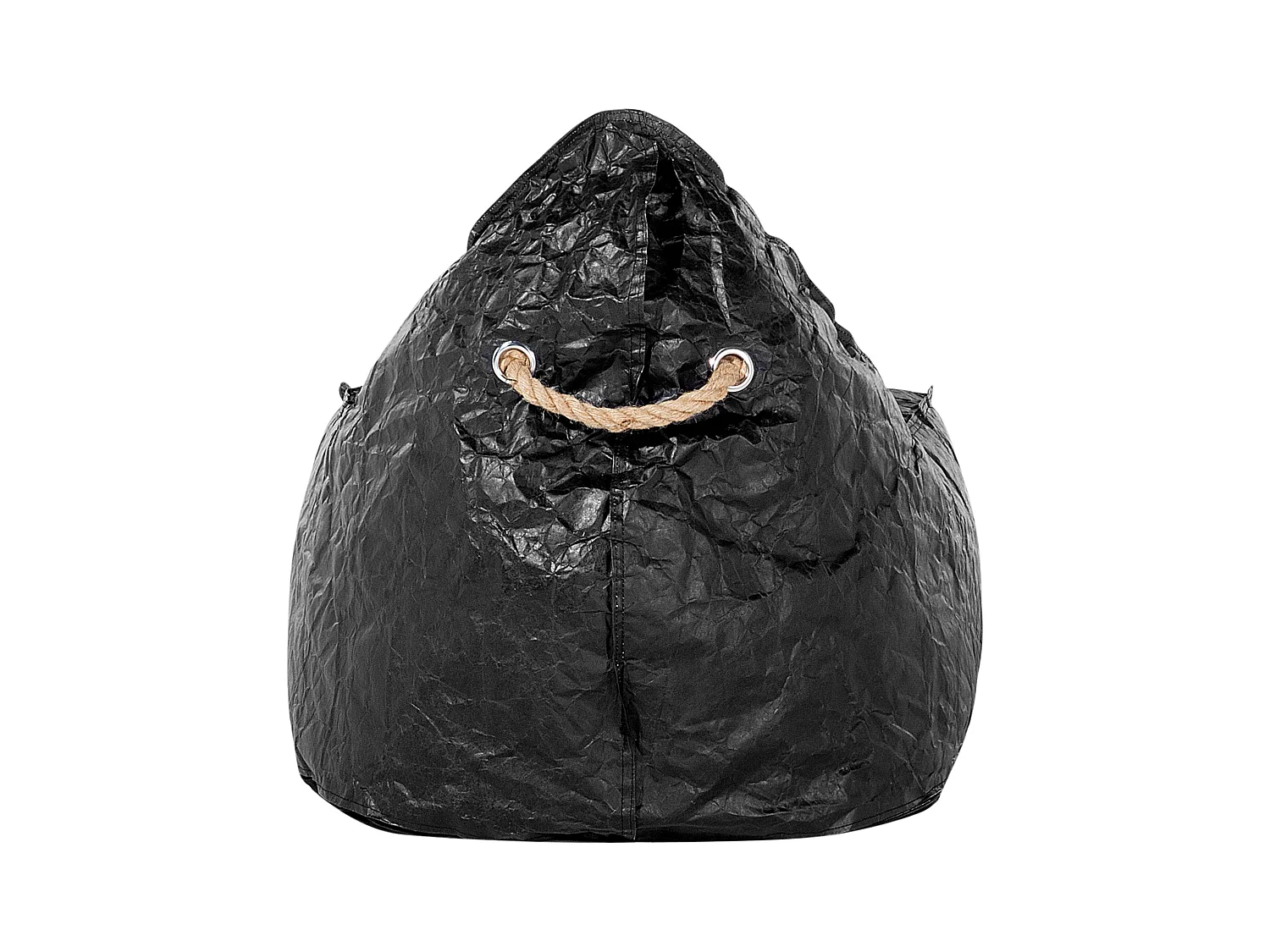 Trendy Sitzsack mit EPS Kugeln Kunststoff schwarz Drop