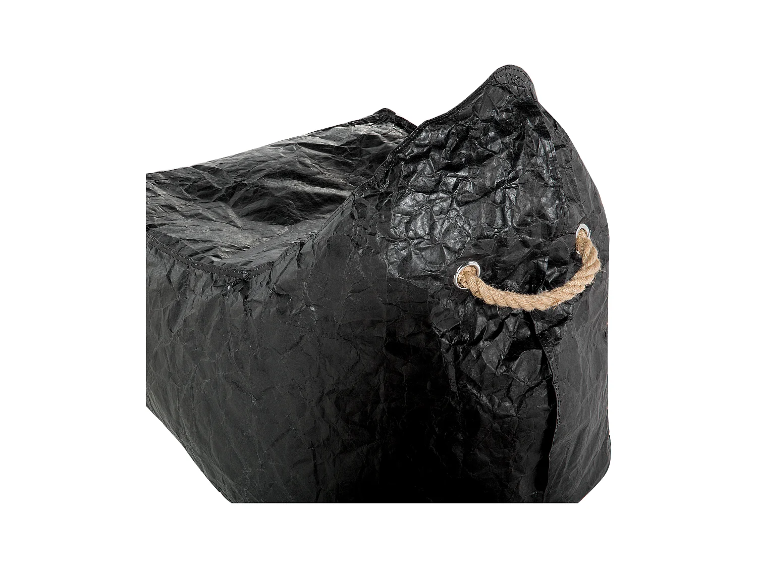 Trendy Sitzsack mit EPS Kugeln Kunststoff schwarz Drop