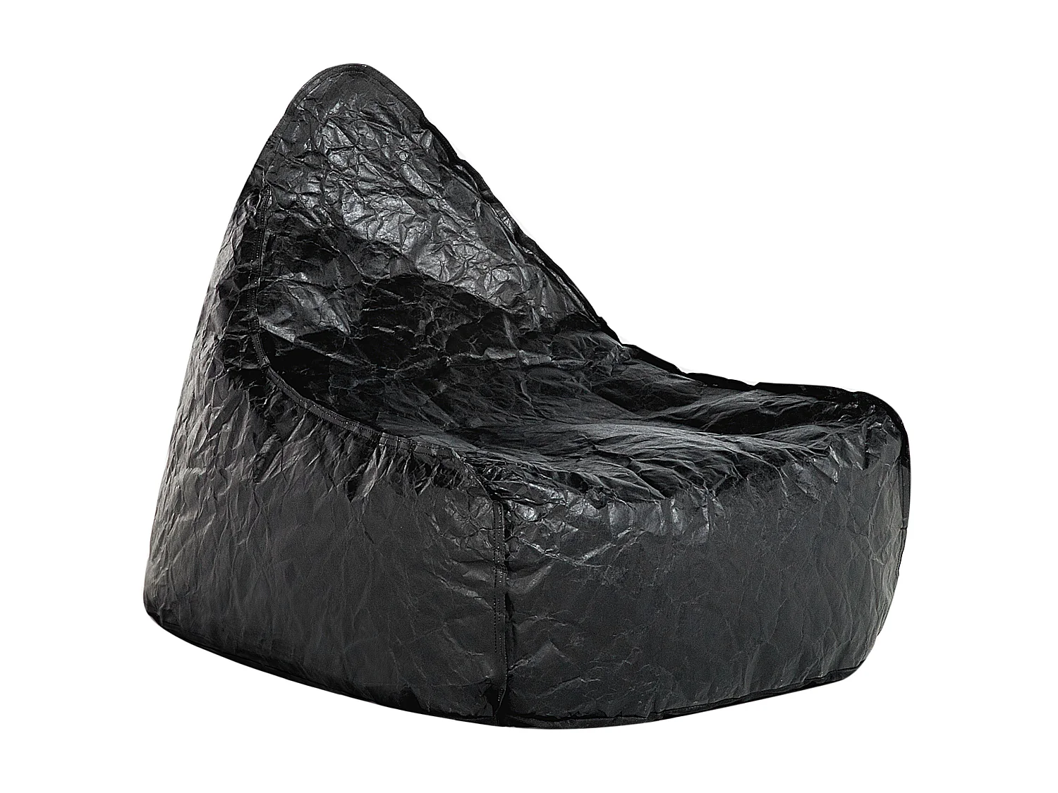 Pouf poire 200 L DROP 63 cm 75 cm Noir